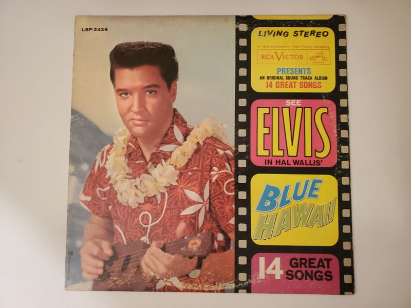Elvis Presley Blue Hawaii vinyl record